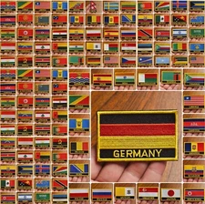 Flags of all countries 207 countries iron on iron on patch patches