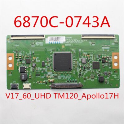 Tcon Board 6870C-0743A V17_60_UHD TM120_Apollo17H 60 inch TV Logic card for LG
