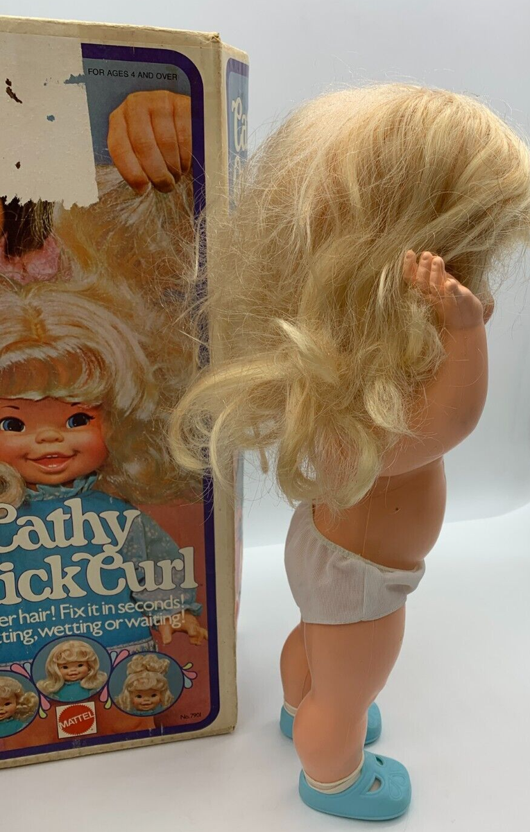 VTG 1974 Mattel CATHY QUICK CURL 15