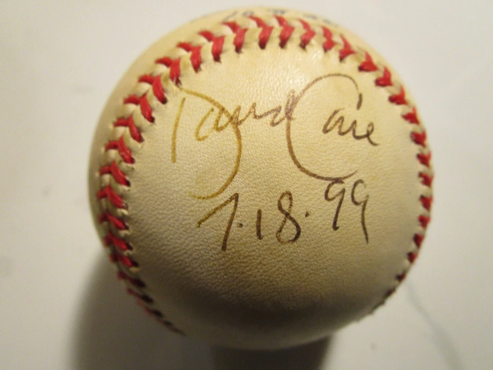 DON LARSEN, DAVID CONE NY YANKEES SIGNED AUTOGRAPHED AL BASEBALL - Image 2 of 4