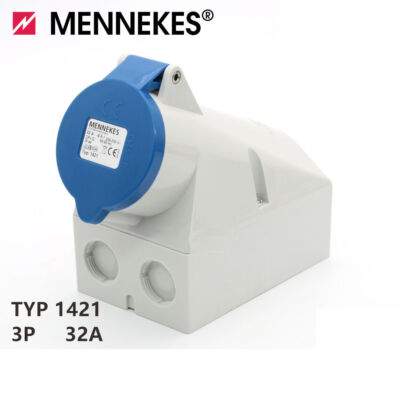 1PC NEW   Plug AM-TOP Wall mounted socket 3P 32A TYP:1421 IP44 #T5