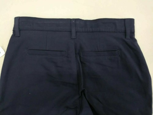 New! Old Navy Girls NAVY BLUE School Uniform Pants 10 Plus Boot Cut Chino Pocket - 第 3/14 張圖片