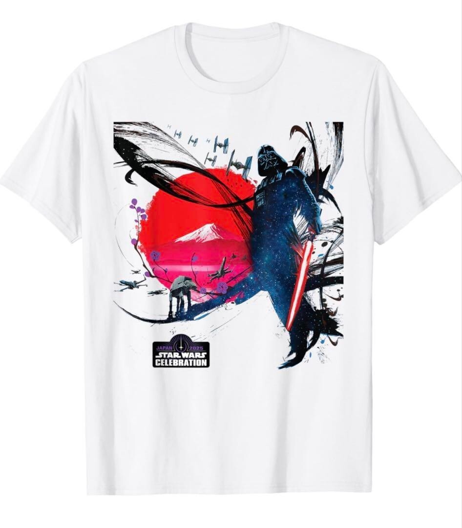 STAR WARS CELEBRATION 2025 Japan Darth Vader Key Art T-shirt L Size