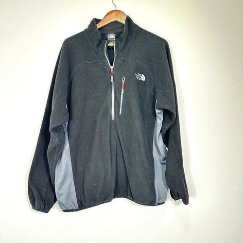 The North Face Men's Black Fleece 1/2 Zip Pullover Sweater Outdoor Size XXL