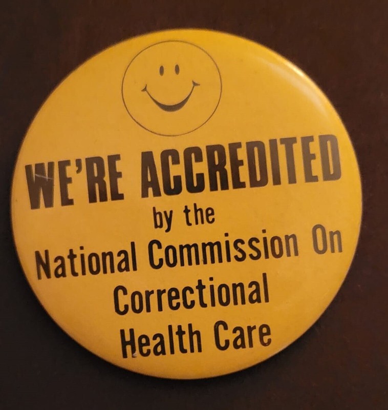 We're  Accredited by the National Commission on Correctional Health Care Vintage