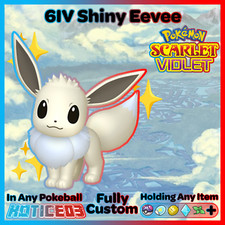 ✨ Shiny Eevee 6IV ✨ Pokemon Scarlet & Violet 🚀 Fast 🚀