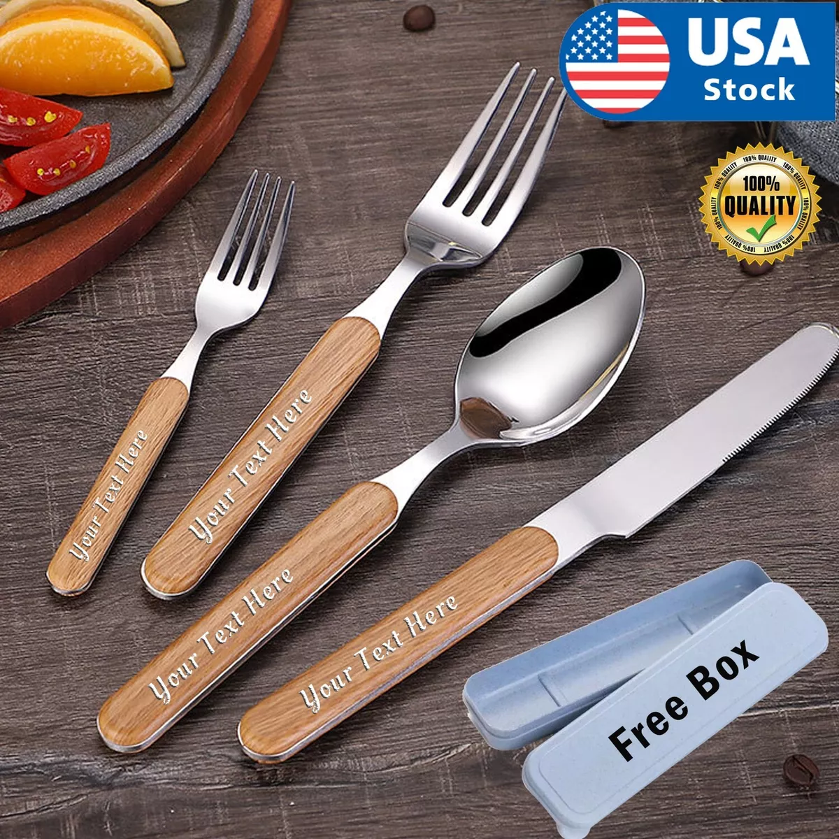 Dinner set top with cutlery