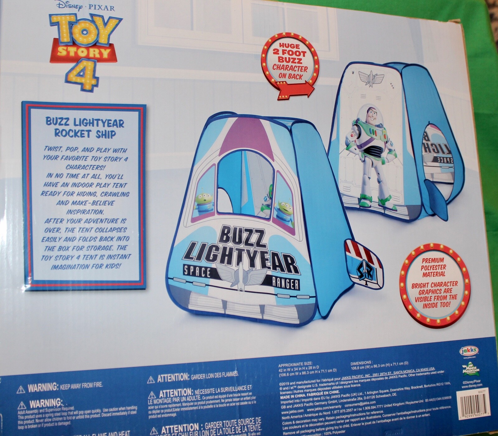 buzz lightyear rocket ship tent