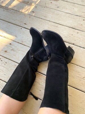 Naughty Monkey Leather Black Womens Boots Size 7.5 s-l400.jpg main image 3