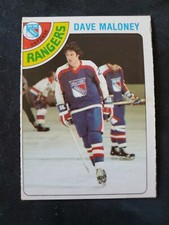 1978-79 O-Pee-Chee #221 DAVE MALONEY  NEW YORK RANGERS