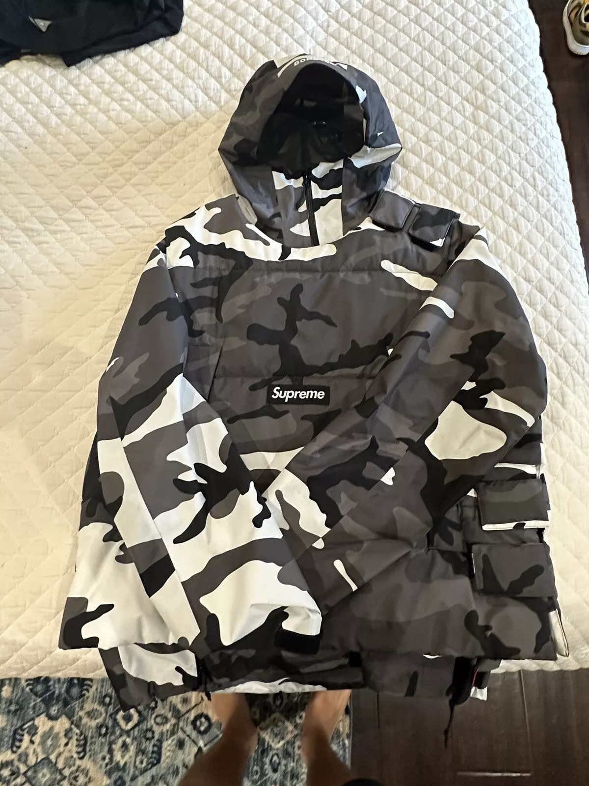 Veste Supreme 2 en 1 GORE TEX Shell + WINDSTOPPER gilet camouflage FW22 taille M neuve avec étiquette