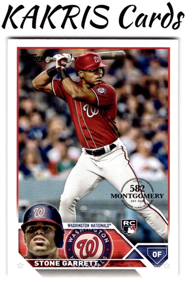 582 Montgomery Club Foil Stamped #498 Stone Garrett RC