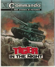Commando War Comic #946 "Tiger In The Night" 1975 NICE COPY