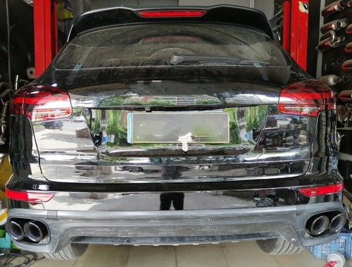 2X para Porsche Cayenne V6 2011-2014 2013 silenciador escape trasero tubo puntas traseras - Imagen 9 de 9