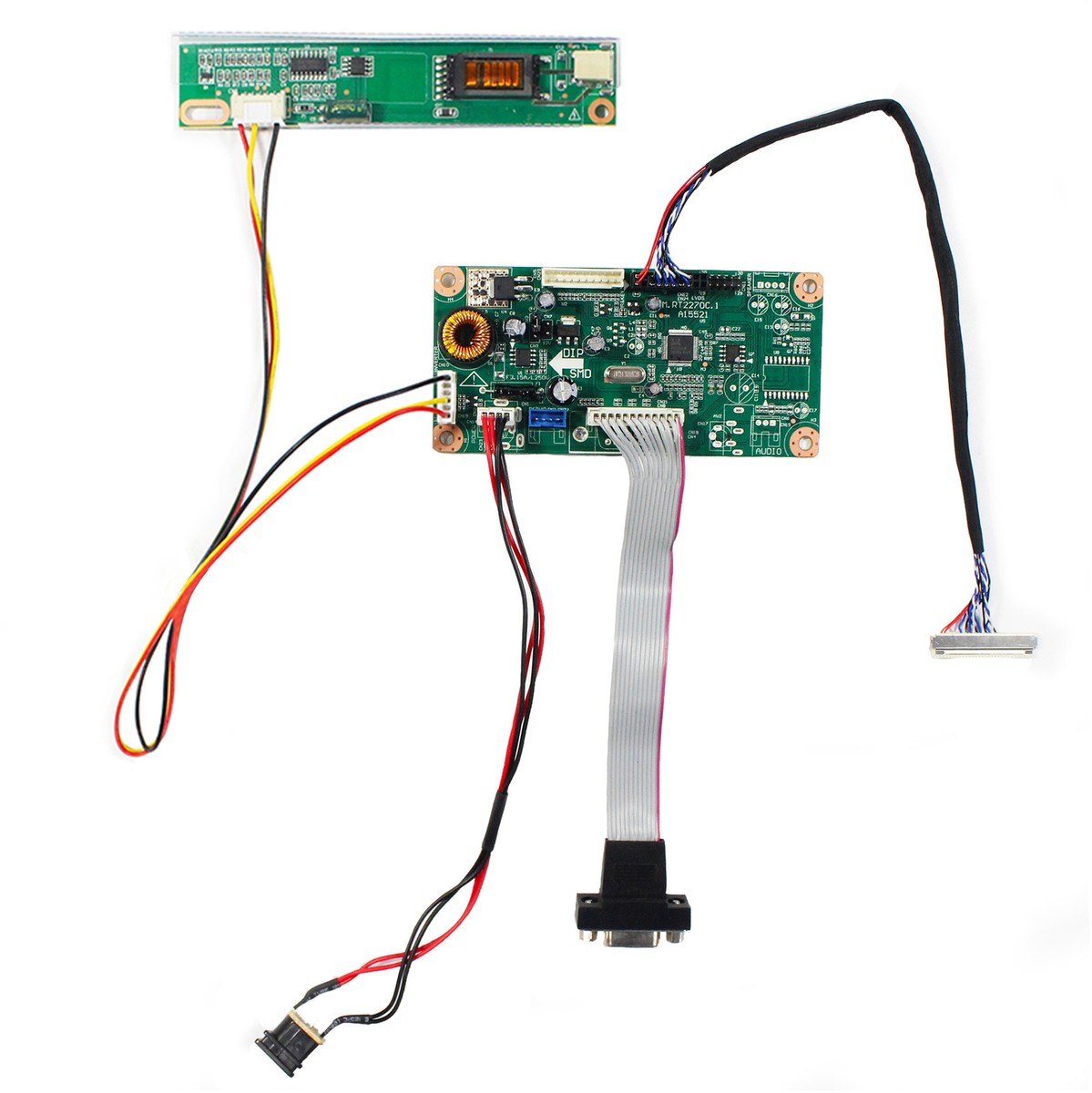 VSDISPLAY HDMI VGA DVI Entrée Audio Carte contrôleur LCD pour LT141WX1 N141I1 B154EW04 B154EW08 LP154WX3 14.1 15.4 1280x800 1CCFL 30Pin LCD Panel