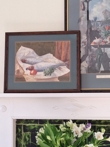 Original 20th Century British Watercolour, Fish Still Life, Framed H38xW47cm - Picture 17 of 23