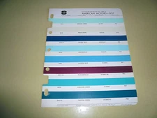 1957 AMC ACME Color Chip Paint Sample 