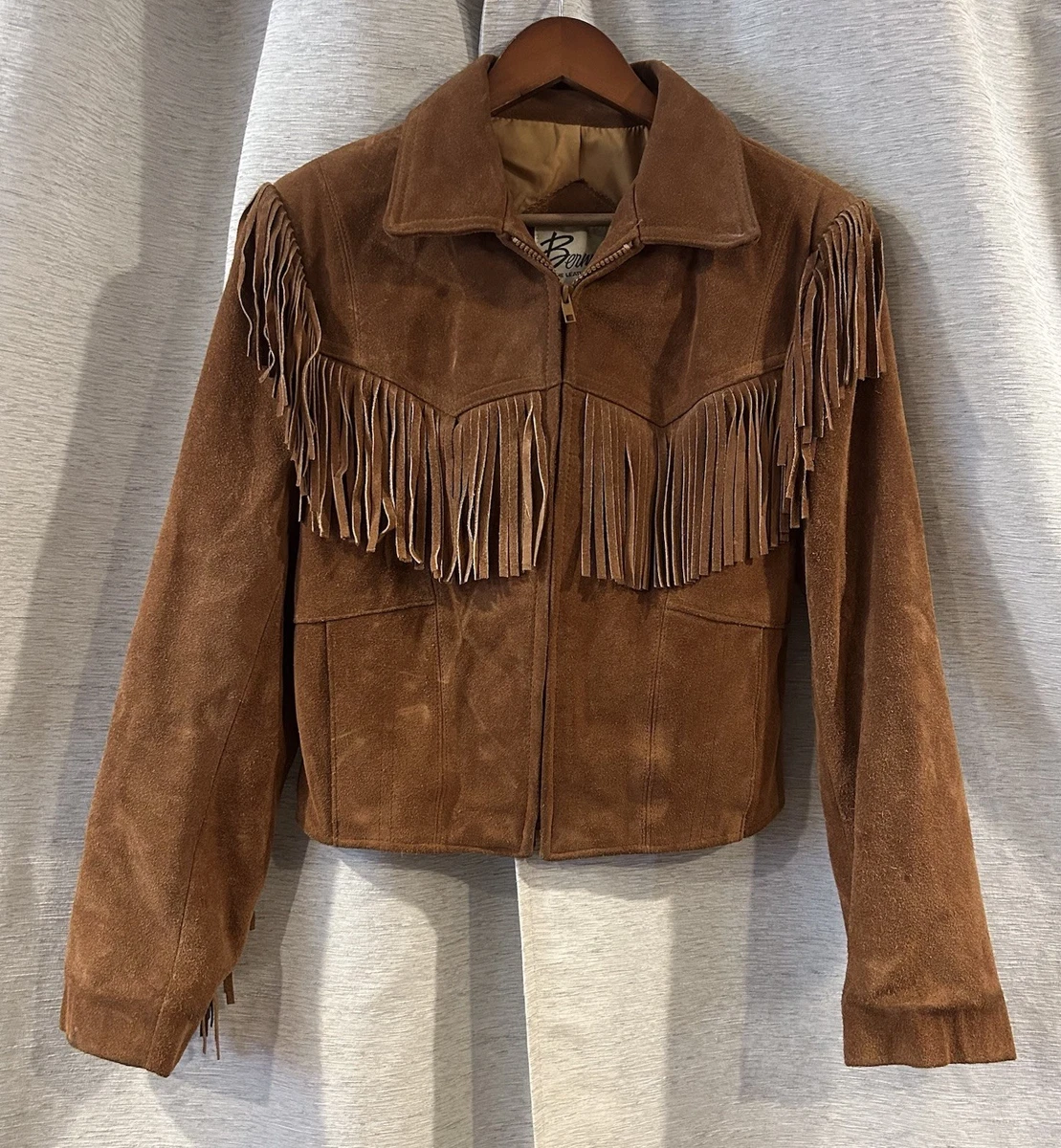 Suede Fringe Jacket In Vintage Outerwear Coats & Jackets For Women
