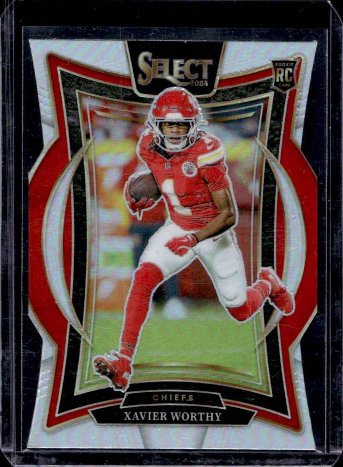 2024 Select Xavier Worthy Concourse RC Silver Prizm Die-Cut #32 Chiefs