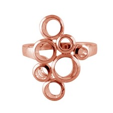 Semi Mount 5MM Round Shape Cabusion Cut Ring Sterling Silver Jewelry