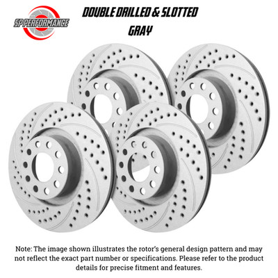 SP Performance KT-FRR-S-G-009870 95-01 Ford Explorer 4wd Disc Brake Rotor Kit