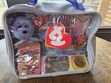 SEALED COLLECTORS ZIPPERED BAG Ty Beanie Babies Platinum Edition Club Kit
