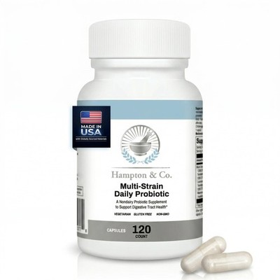 Multi-Strain Daily Probiotic   120 Vegetarian Capsules