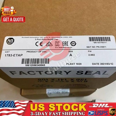 New Sealed AB 1783-ETAP Embedded Switch 3 Port Ethernet/IP Module US Free Tax