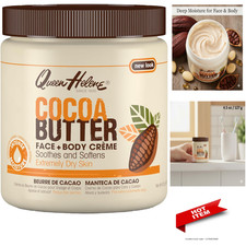 Cocoa Butter Face  Body Cream   Extra Rich Moisturizing Formula for Dry Skin...