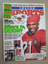 Inside Sports August 1995 Deion Sanders Where to Deion Sanders 
