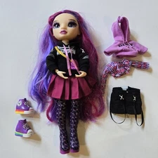 Rainbow High EMI VANDA Fashion Doll Series 3 Orchid Purple MGA 2021 Euc