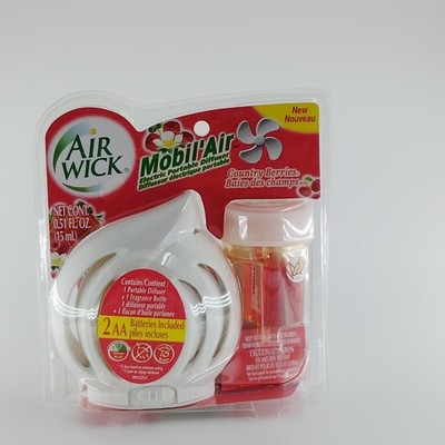 Air Wick Mobil'Air Country Berries Electric Portable Diffuser New In Package