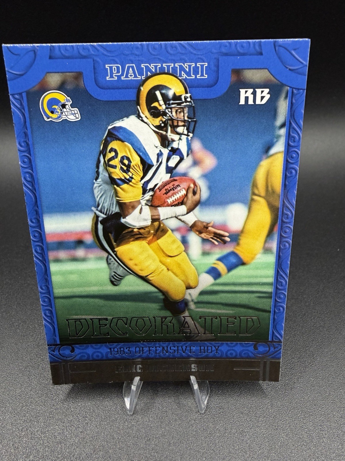 Eric Dickerson 2016 Panini Football "Decorated" Insert #20 Rams NM