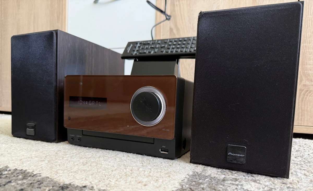 Pioneer X-CM31-T Mini CD Receiver iPod Dock, FM/AM, AUX, USB + Fernbedienung