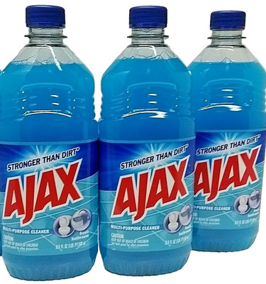 ( LOT 3 Bottles ) Ajax FRESH SCENT BATHROOM All Purpose Cleaner 16.9 ozEa Bottle