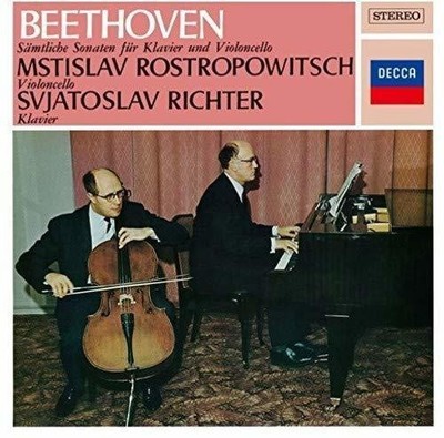 New Rostropovich/Richter Beethoven Complete Cello Sonatas OBI