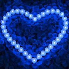 3000Pcs Rose Petals with 36Pcs Tea Lights Candles, Rose Petals and Candles Se...