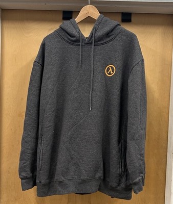 Vintage Y2K Half Life Valve Video Game Promo Hoodie Sweatshirt Size XXL Lambda