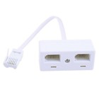 BT Telephone Splitters 2 Way Sockets Splitter UK Telephone Adapter RJ11 One Male