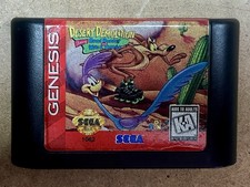 Desert Demolition Sega Genesis Game Cartridge Only Tested Authentic