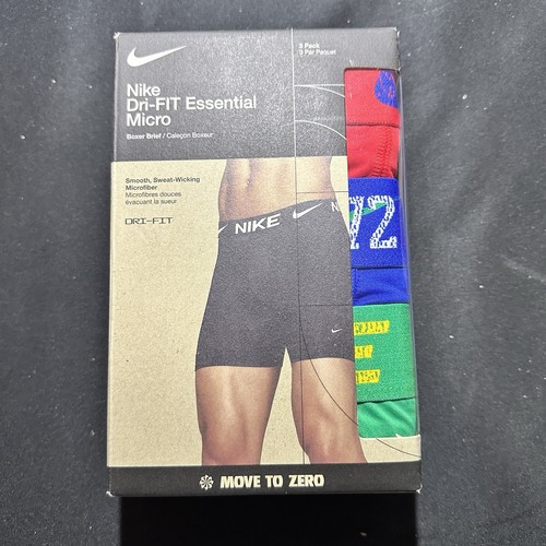Nike Dri-Fit Essential Micro Boxershorts Herren Gr. XL 3er Pack