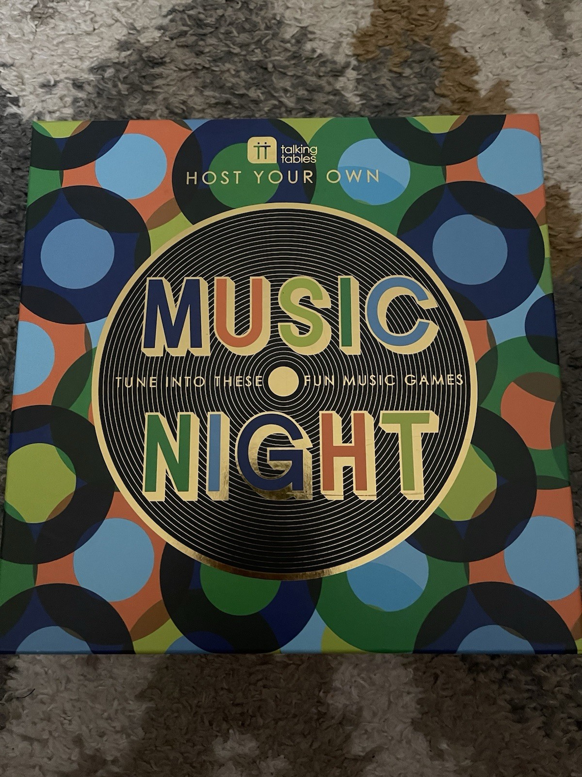 Talking Tables Board Game Host Your Own Music Night Box EX