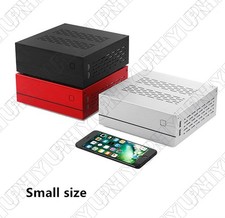 Computer Case Chassis For MINI-ITX AC-DC HTPC Computer Box Desktop PC Enclosure