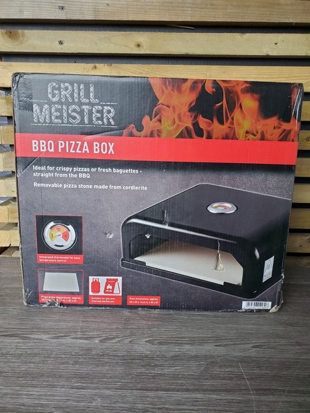 Horno caja pizza barbacoa por parrilla Meister para barbacoa de gas y carbón