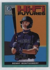 2022 Bowman Hi-Fi Futures Aqua Refractor 71/125 Benny Montgomery #HIFI-2 2l4