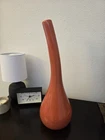 Royal Haeger Pottery Vase MCM Style Flame Orange 20” Tall Vintage 2006 Decor