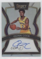 2019-20 Panini Select Signatures /199 Quinn Cook #SG-QCK Auto 12kd