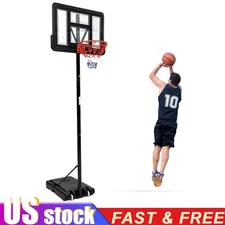 Portable Basketball Hoop Out/Indoor Basketball Goal Court For Adult/Youth 10FT
