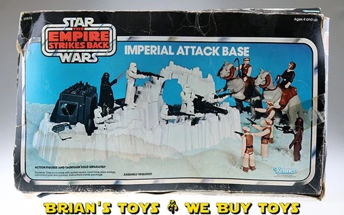 Vintage Kenner Star Wars Playset Boxed Imperial Attack Base C5 with C1 Box
