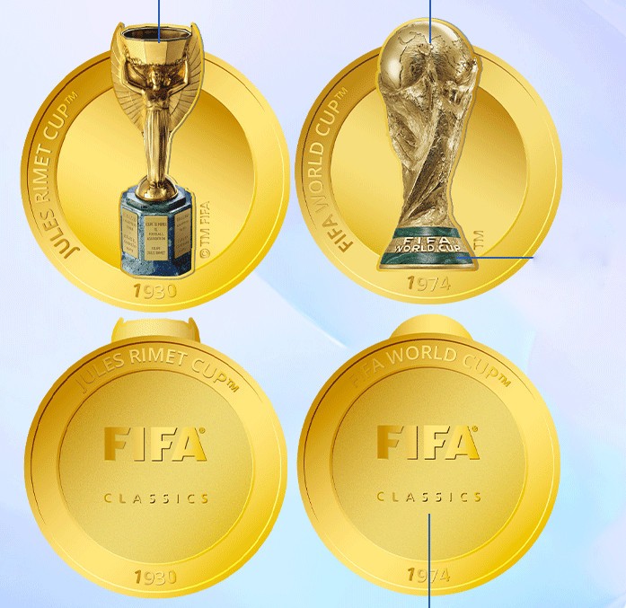 FIFA World Cup 2026 Commemorative Medal Set 2PCS Sealed Collector